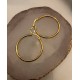 Hoops 28 mm, guld