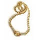 Goldfilled thai ball chain, 3 mm balls. with round closure