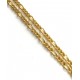 Gold filled thai chain figaro.  5 mm.