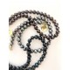 11 mm grey/green freshwater pearl chain. Steel/gold