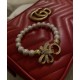 8 mm cream south sea shell pearl bracelet. With bow closured